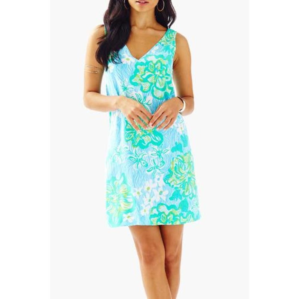 Lilly Pulitzer Lagoon Green Calissa Dress